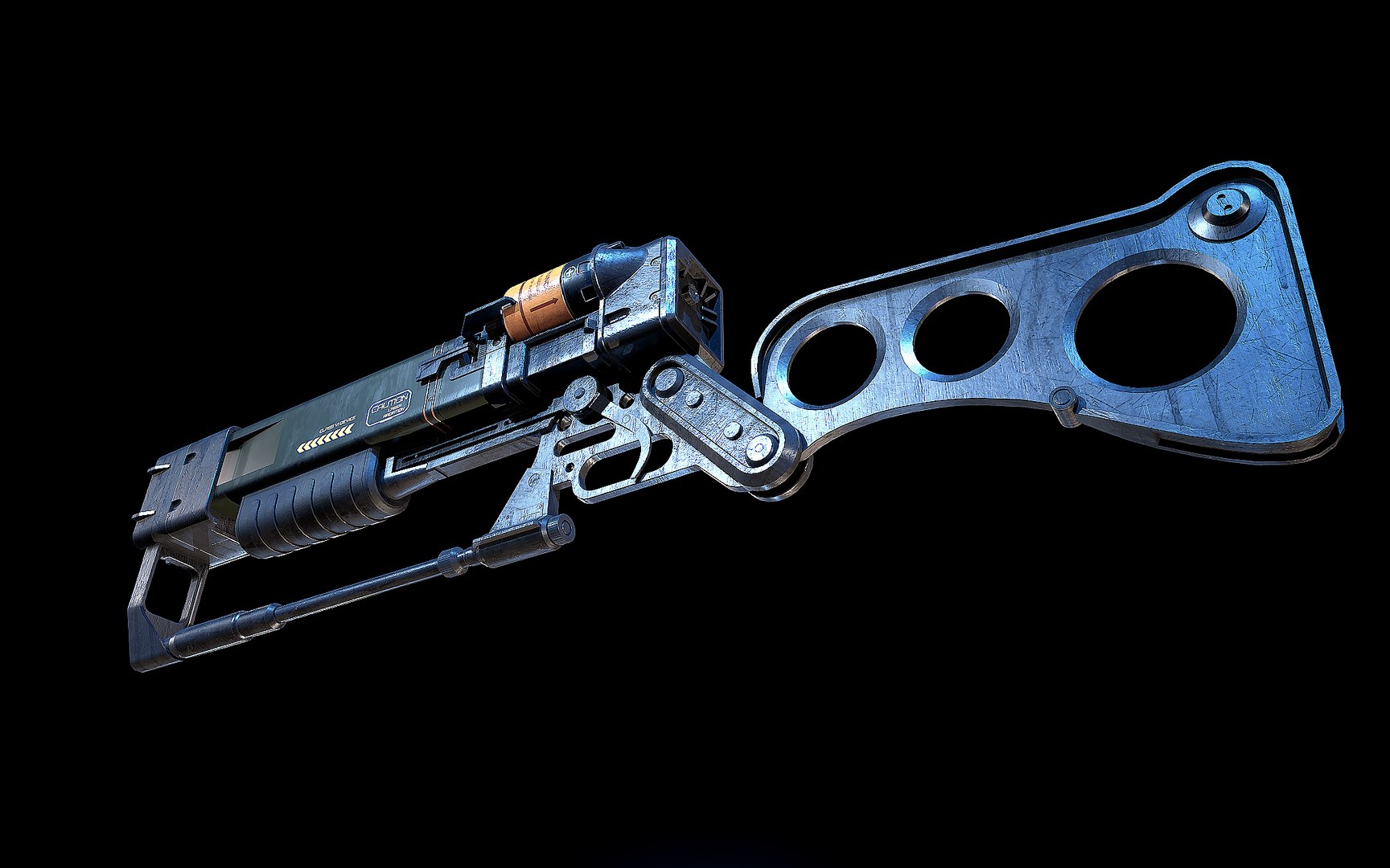 Aer9 Laser Rifle Fallout 3D Model - TurboSquid 2230119
