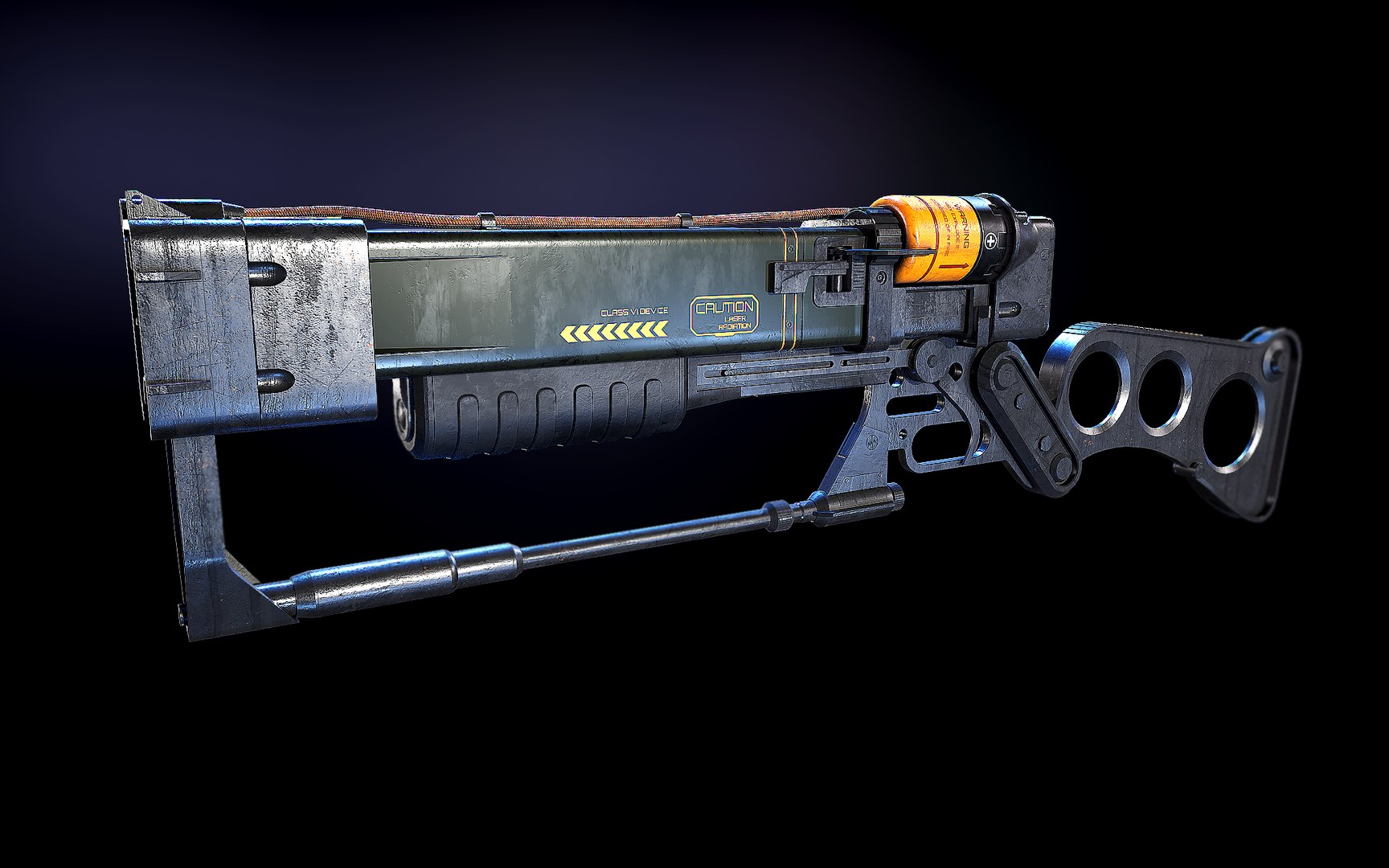Aer9 Laser Rifle Fallout 3D Model - TurboSquid 2230119