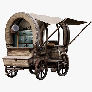 Wood  Wagon 3D model