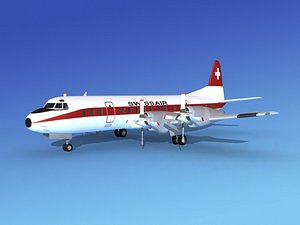 Lockheed L-188 Electra Swissair