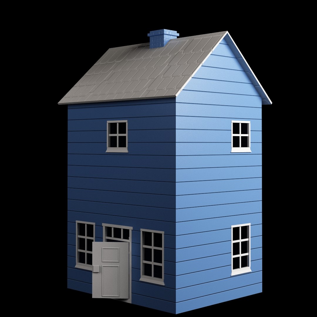 Small House Toy 3d Model