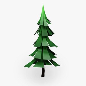 Stylized Pine Tree
