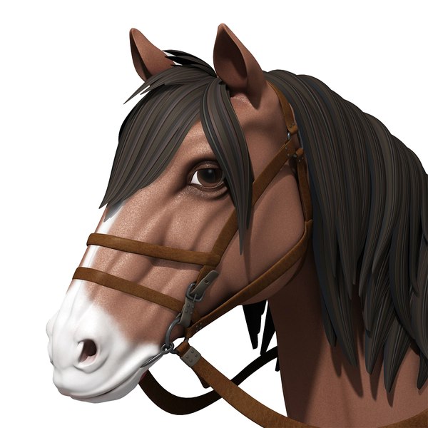 Cartoon Horse 3D model