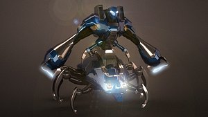 3d 3ds robot spider