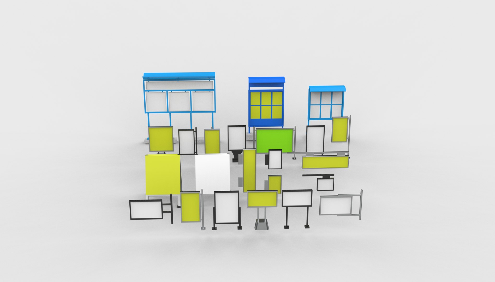 3D Information stand set 3D model model https://p.turbosquid.com/ts-thumb/Kh/cAVObl/YD/informationstandsetanimation.6270/jpg/1781630696/1920x1080/fit_q87/75c3f41a1d3c3484916bede06c22d0f4fe7ef225/informationstandsetanimation.6270.jpg