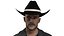Cowboy éleveur occidental moderne