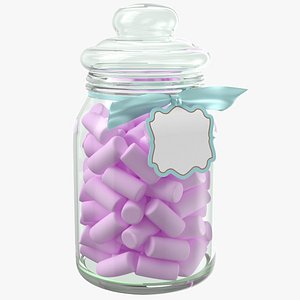 Marshmallow Gift Candy Jar