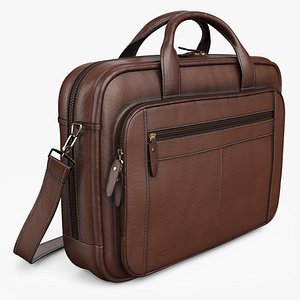 Brown Leather Work Bag 8K PBR Textures