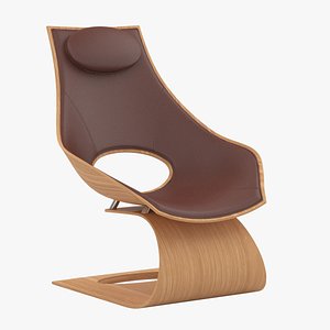 3D carl hansen dream chair wood