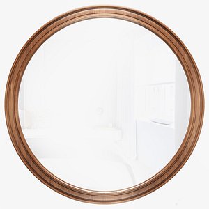Mirror in a wooden frame GZ-M1023 3D model