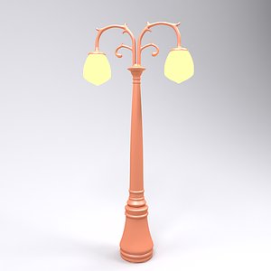 toon street lamp model