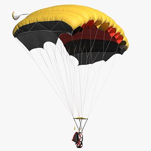 parachute 3D model