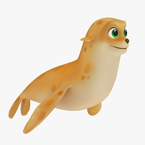 3D Cartoon Seal