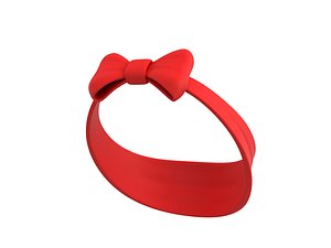 bow headband 3D model