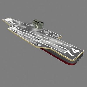 3ds max aircraft carrier