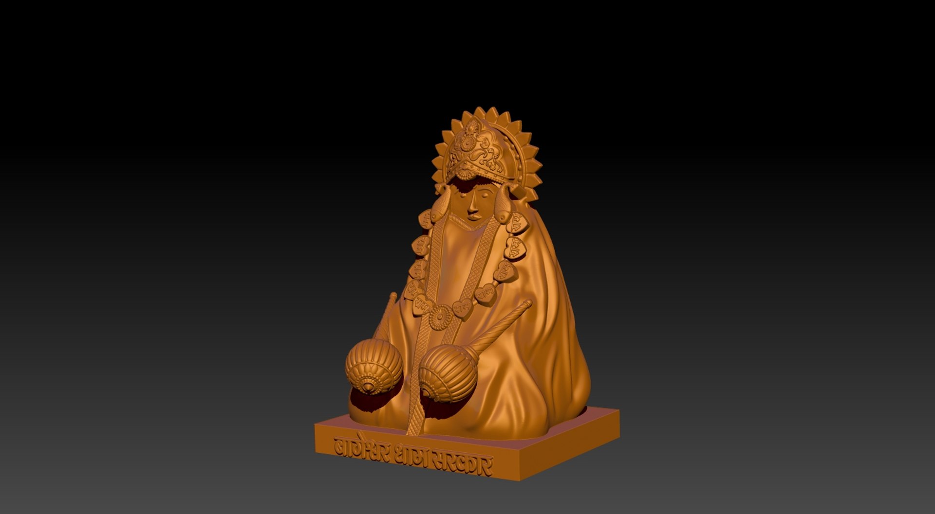 3D BAGESWAR DHAM SARKAR MODEL FOR 3D PINTING 3D Print Model Model ...