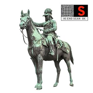 Statue Prince Horse HD