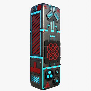 Futuristic Battery 3D model