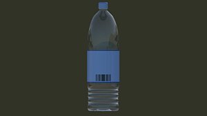 Water bottle 3D model