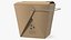 Recipiente de comida para llevar de papel kraft 32 oz