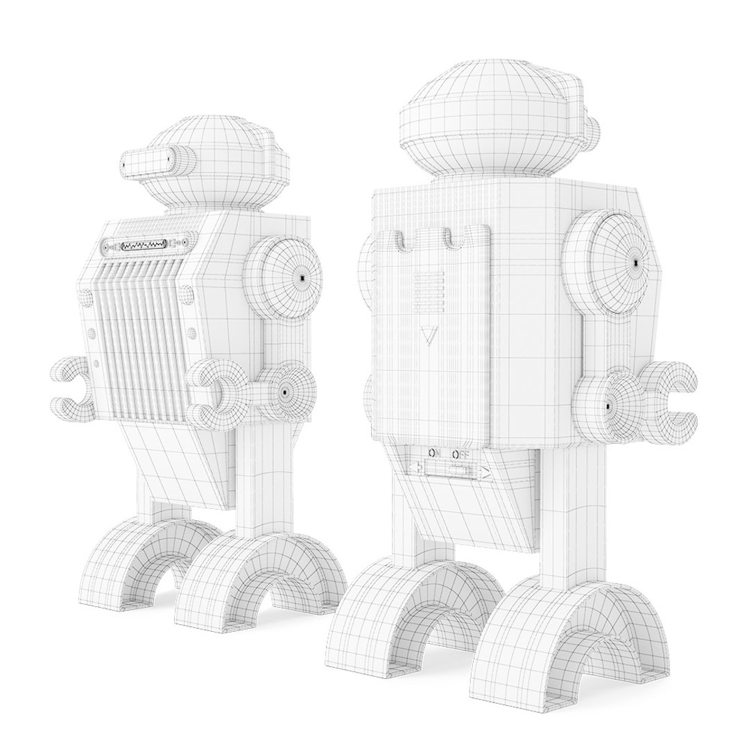 3D model toy robot https://p.turbosquid.com/ts-thumb/Ki/7ZQ0Vl/iqeG6GOF/robottoy_preview_w_03/jpg/1597827544/1920x1080/fit_q87/974bf1d6492fee70c74639376bf933e5de145d0c/robottoy_preview_w_03.jpg