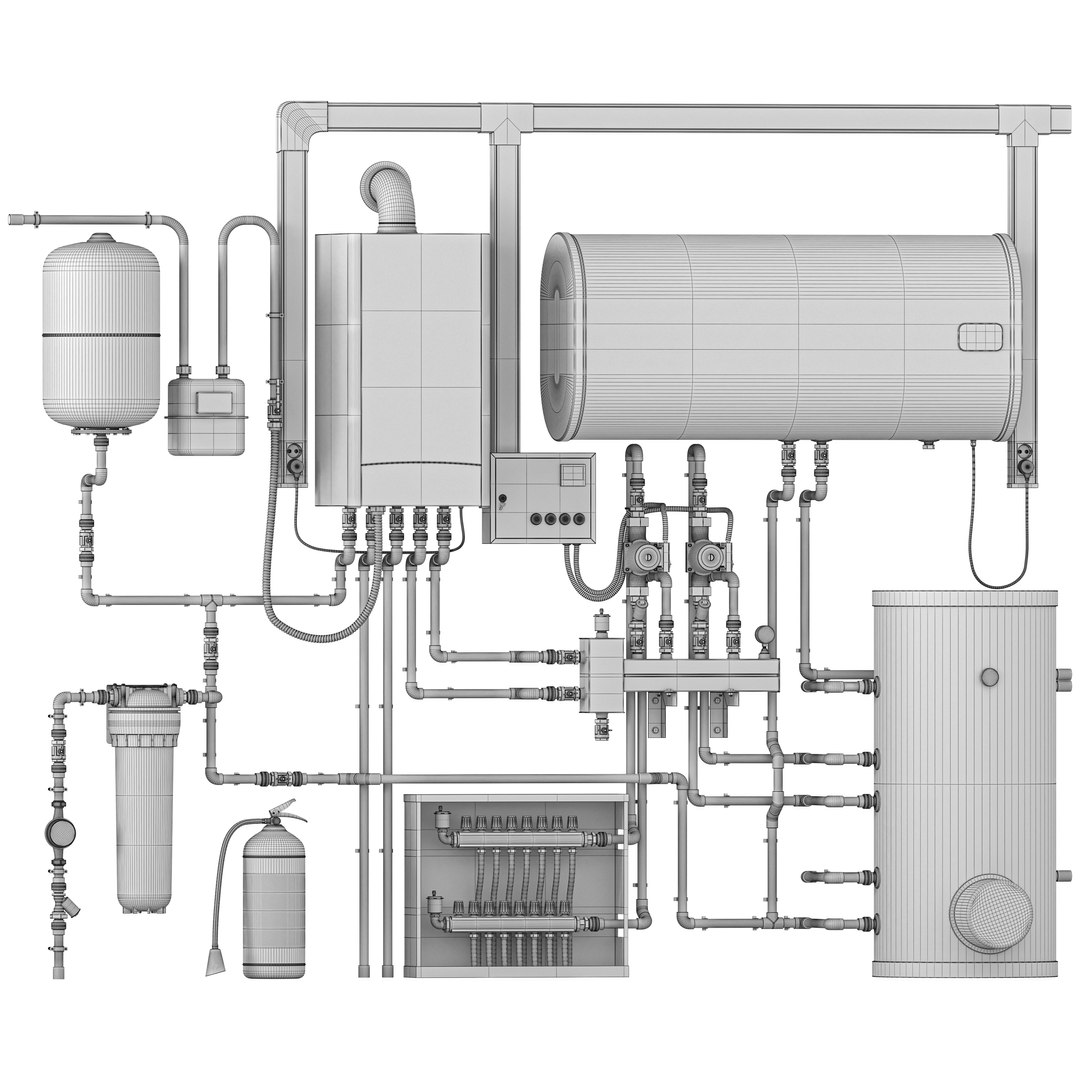 3D Boiler Room6 - TurboSquid 2254548