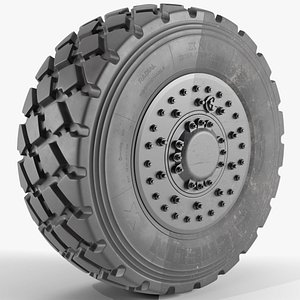 Heavy duty michelin military tire with two variationsz