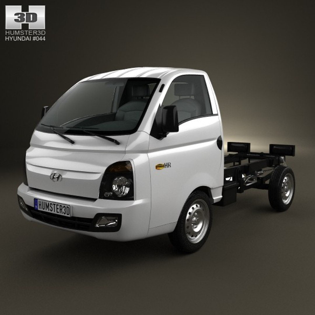 chassis truck hyundai 3d 3ds
