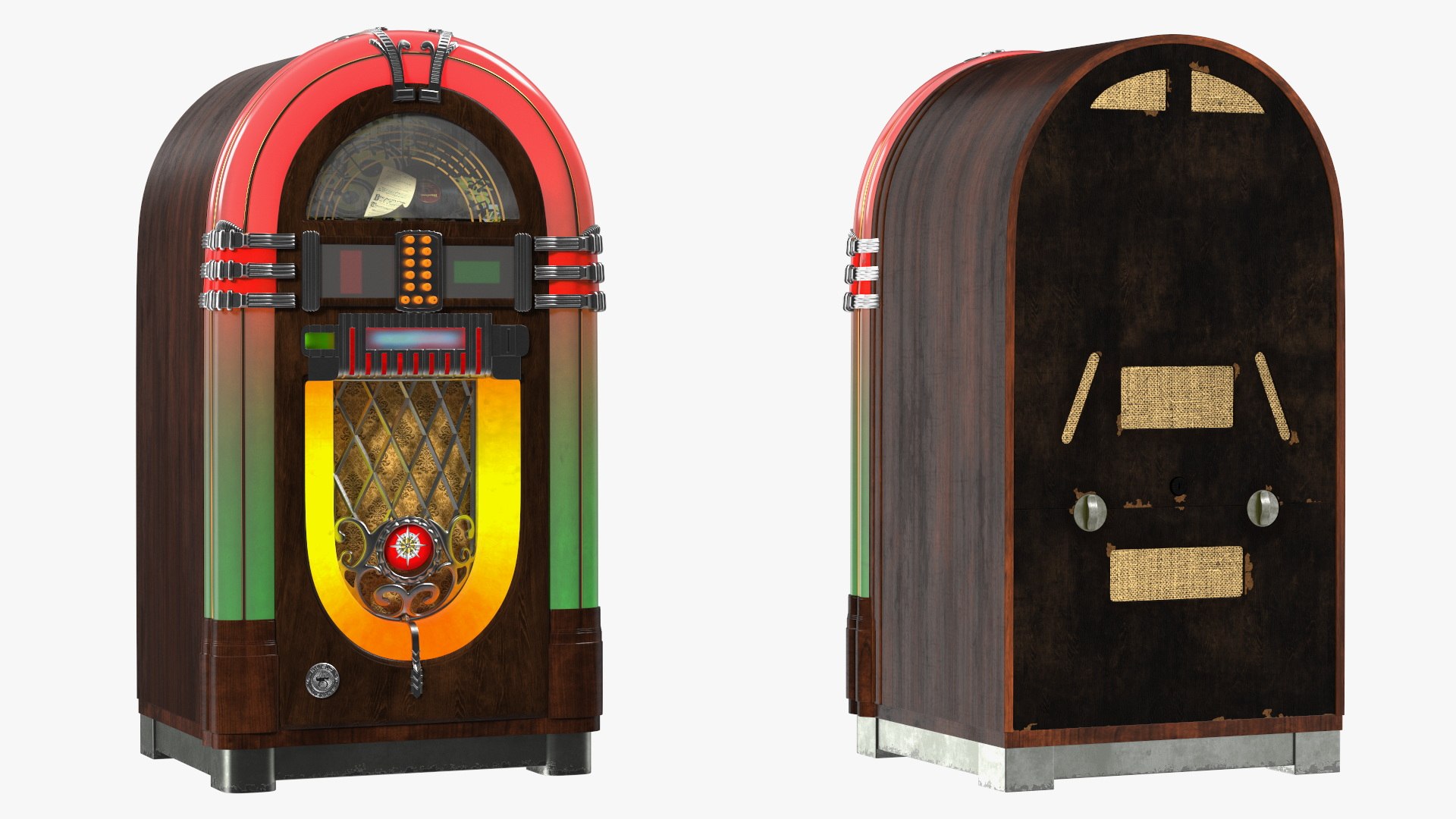 3D Vintage Jukebox Machine - TurboSquid 2189661