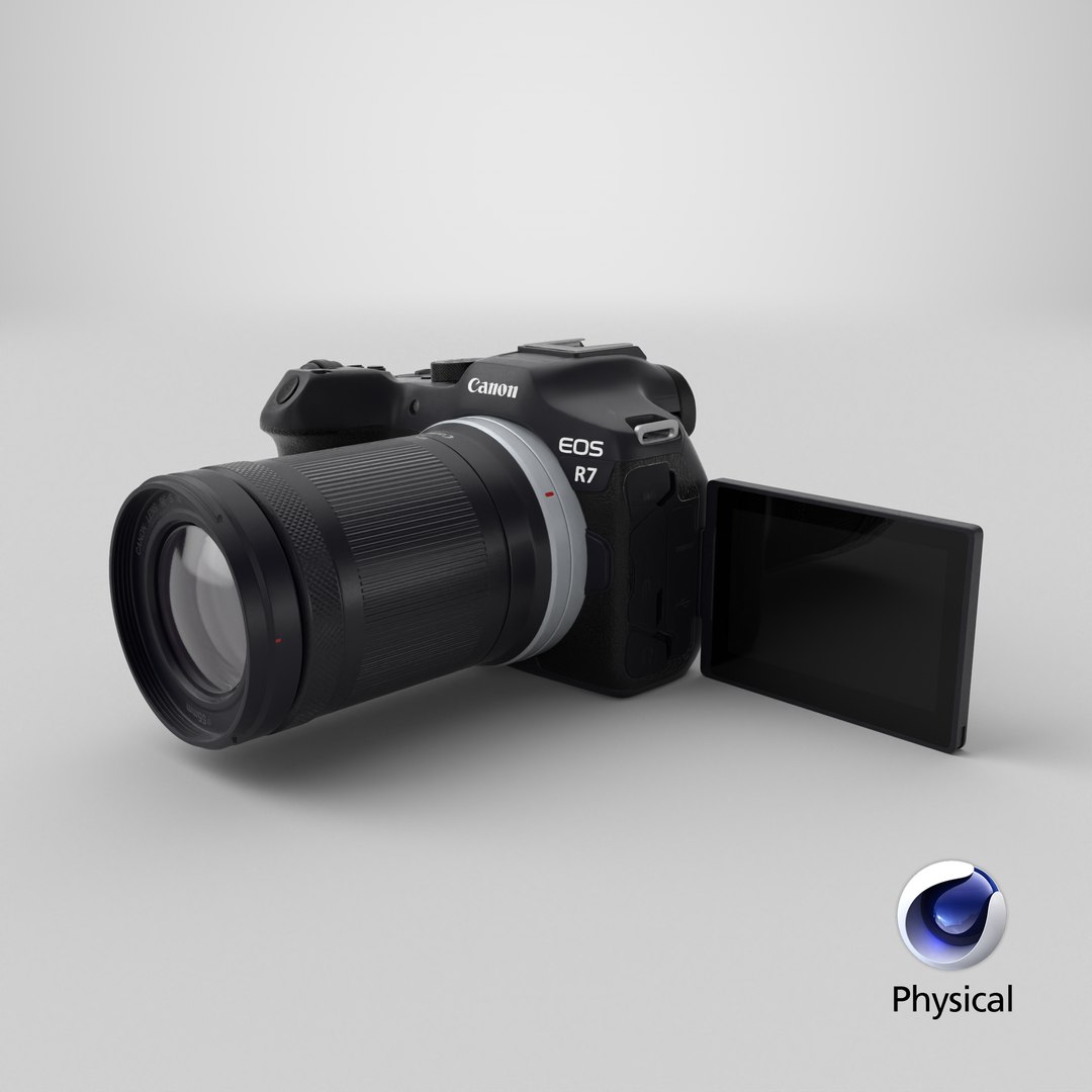 3D model Canon EOS R7 Camera https://p.turbosquid.com/ts-thumb/Ki/EfhUxY/4I/stemcell_cinema_4d_physical_render/png/1739254339/1920x1080/fit_q87/e356db0a9638c52f7c271ede0893625383ae0326/stemcell_cinema_4d_physical_render.jpg