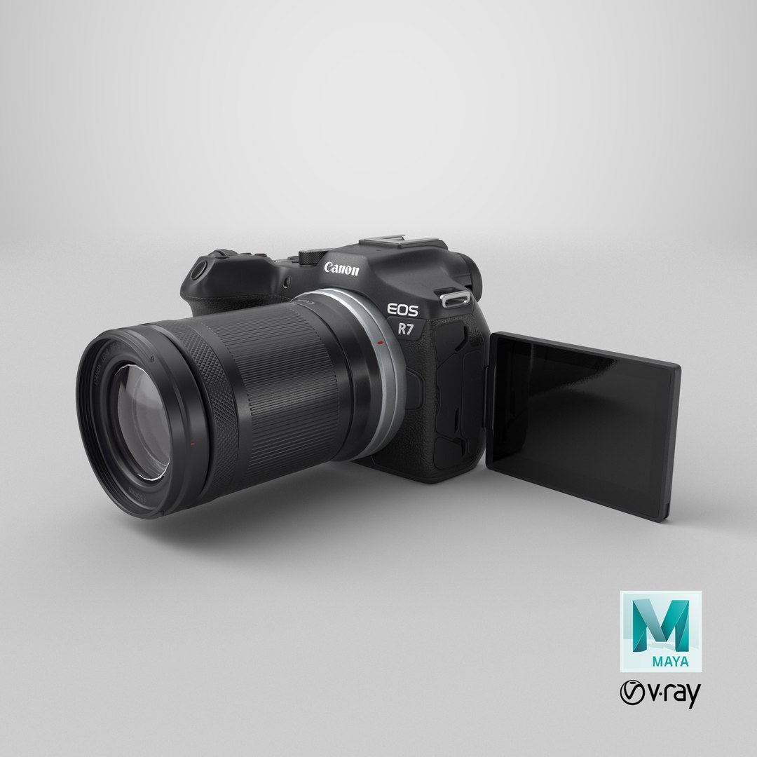 3D model Canon EOS R7 Camera https://p.turbosquid.com/ts-thumb/Ki/EfhUxY/J2/stemcell_maya_vray_render/png/1739254265/1920x1080/fit_q87/125cff683b1c6d016017e58c42029e017a46325d/stemcell_maya_vray_render.jpg