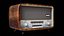 Old Retro Radio Rigged PBR