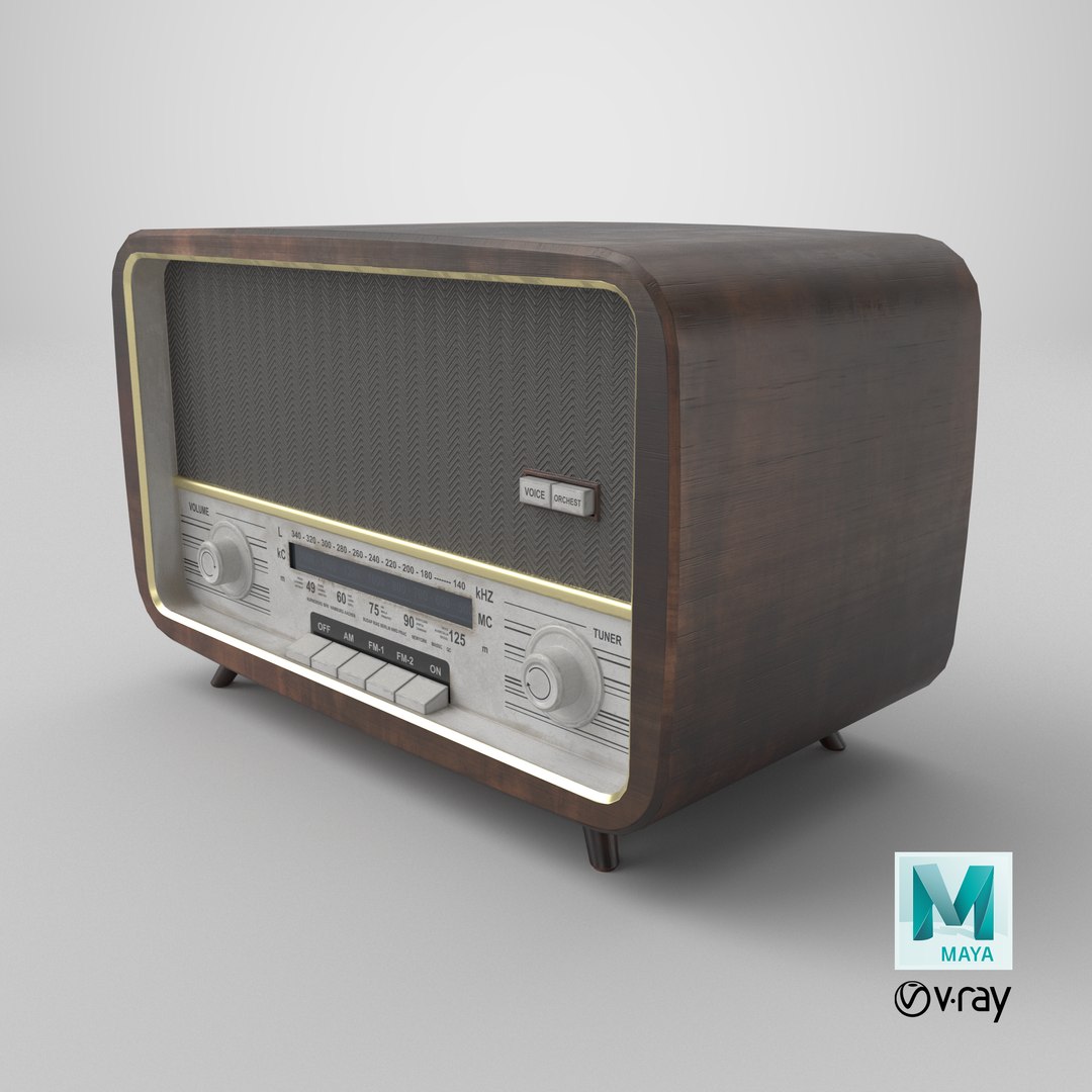 Old Retro Radio Rigged PBR 3D model https://p.turbosquid.com/ts-thumb/Ki/El5mIX/Xm/stemcell_maya_vray_render/png/1725311616/1920x1080/fit_q87/c8ab3373685e34c7ec0780592ded755bf6920246/stemcell_maya_vray_render.jpg