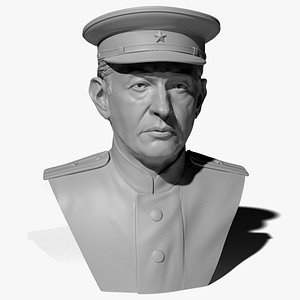 3D Military man