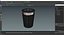 3D Public Park Litter Trash Can