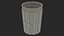 3D Public Park Litter Trash Can