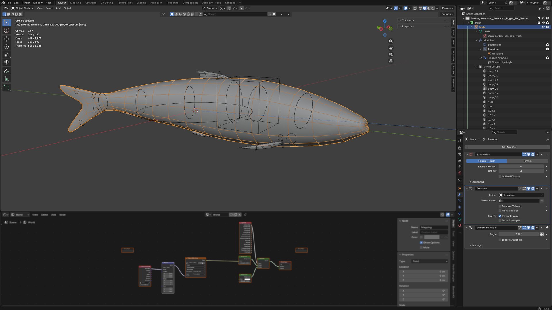 3D model Sardine Swimming Animated Rigged For Blender https://p.turbosquid.com/ts-thumb/Ki/LnGVOa/k3/sardine_swimming_animated_rigged_for_blender_014/jpg/1789075208/1920x1080/fit_q87/643c238d2c990bbfe4b9a50d817e170f44000e5e/sardine_swimming_animated_rigged_for_blender_014.jpg