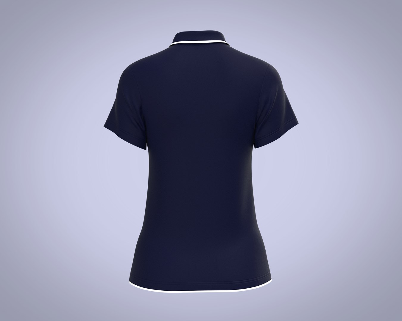 Ladies Blue Polo Model - TurboSquid 1938817