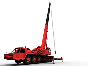 3D kato nk-750 truck crane model