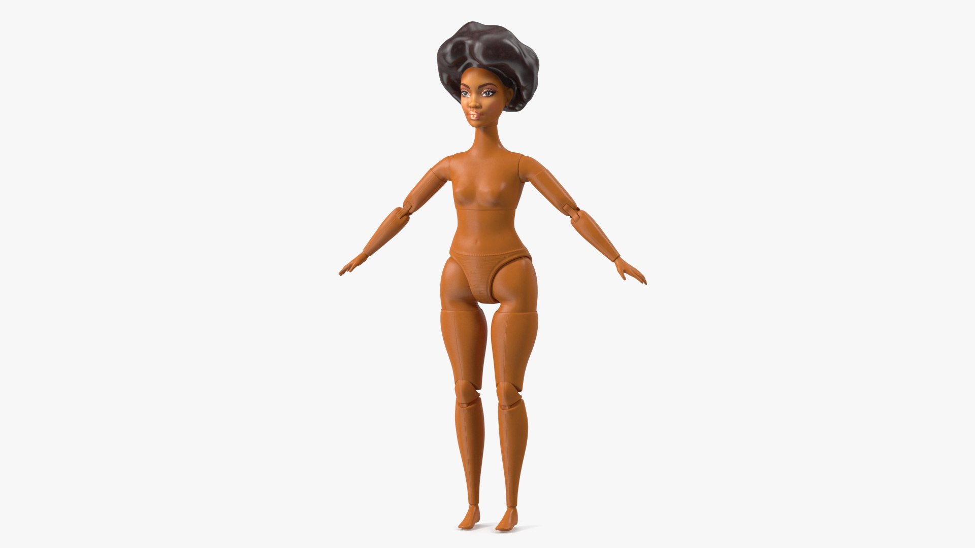 Barbie Looks Doll Elle GTD91 Rigged for Maya 3D model preview