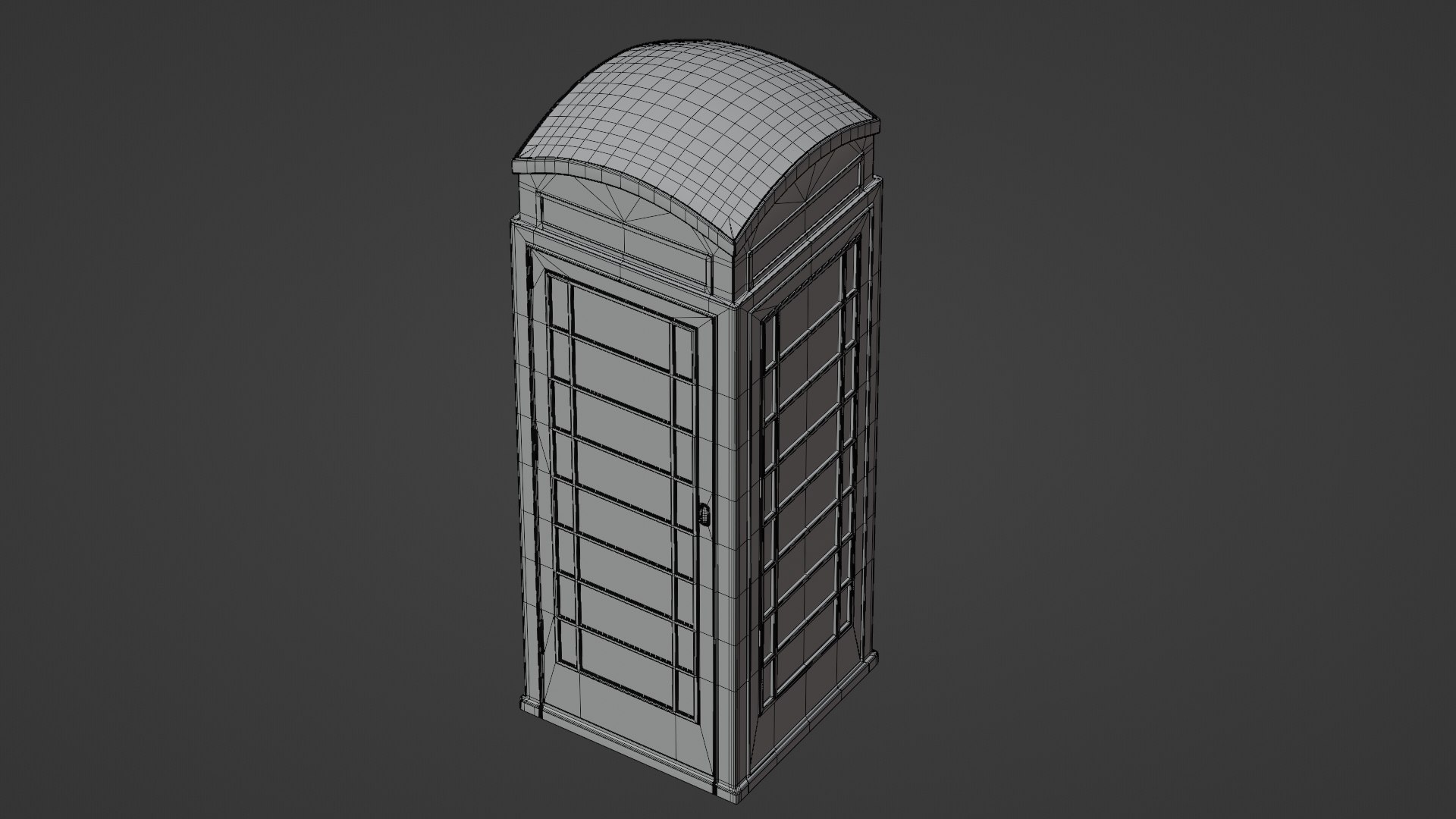London Red Telephone Booth 3D Model - TurboSquid 2123356