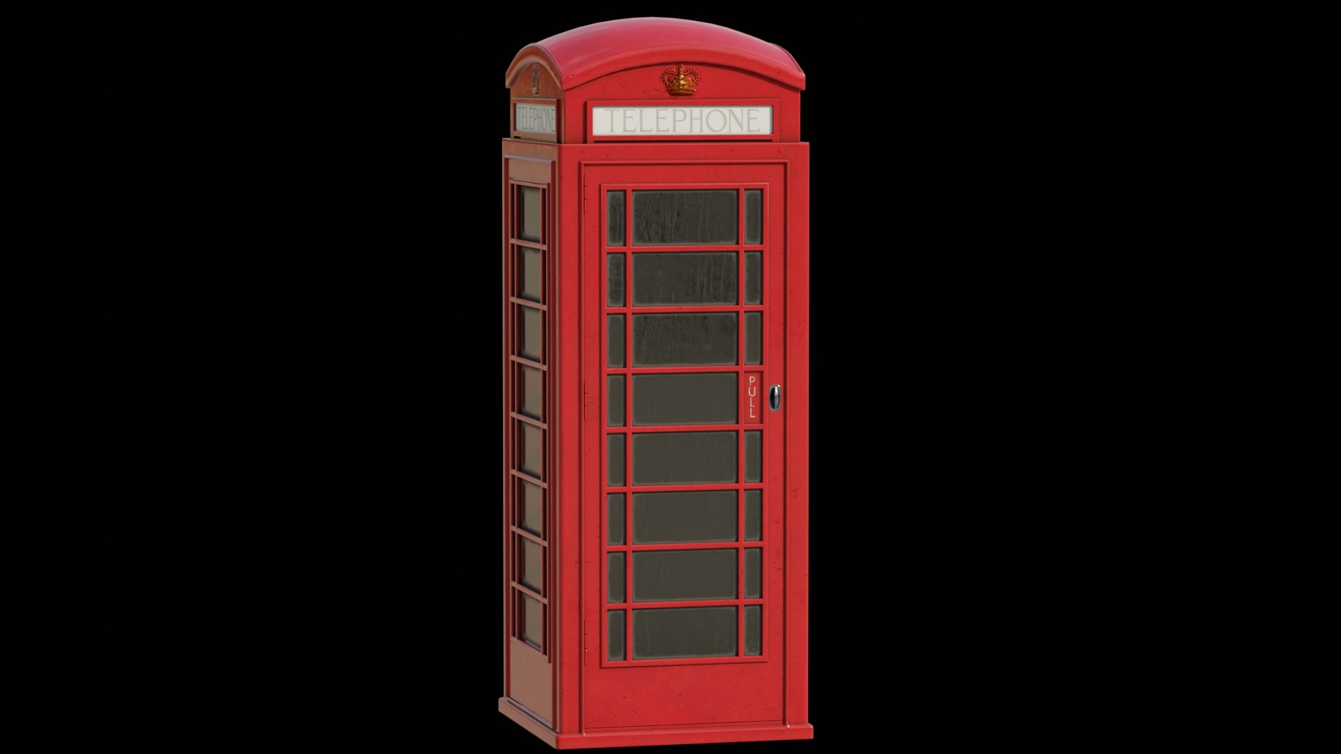 London Red Telephone Booth 3D Model - TurboSquid 2123356