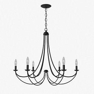 Quoizel Mirren 6-Light Chandelier