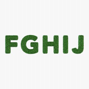 Grass Alphabet Pack2