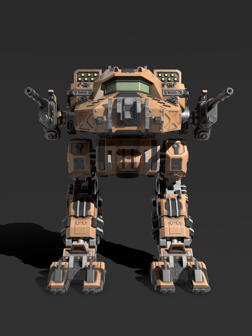 Rigged Battle Mech 3D Model - TurboSquid 1517246