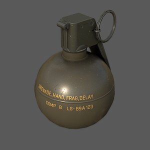 3D model M67 Frag Grenade