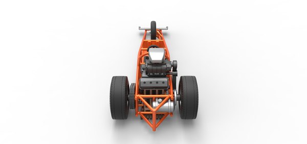 Kit Maqueta Dragster AMT Copperhead - Escala 1:25, Nivel Habilidad 3, Edad 10+