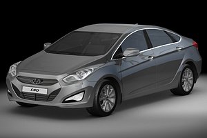 3d hyundai i40 model