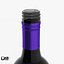 max 11 bordeaux shaped wine bottles