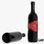 max 11 bordeaux shaped wine bottles